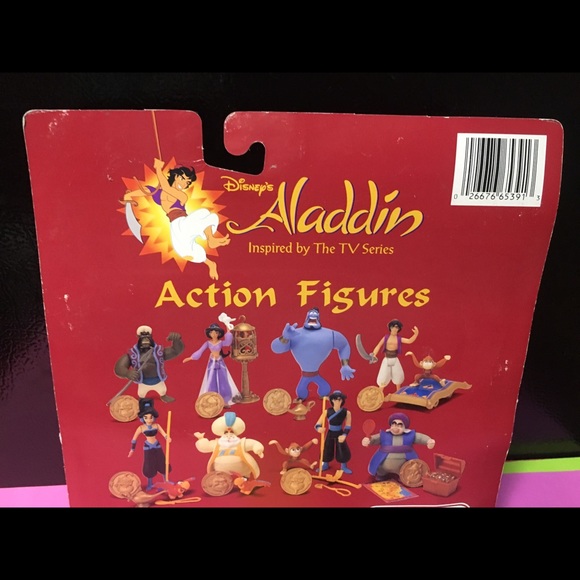 DISNEY’S ALADDIN VTG 90’s Action Figure GENIE Set - Picture 12 of 14